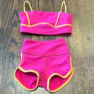 Tiger Friday Pink and Yellow Dance Set